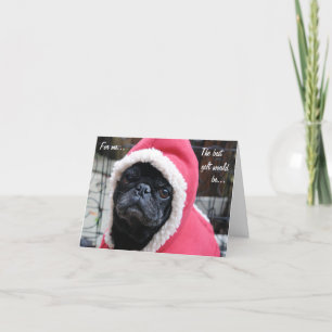 Pug Holiday Card