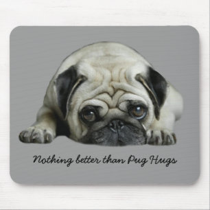 Pug Hugs Mousepad