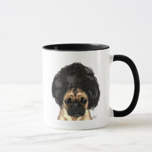 Pug In A Bad Wig Mug