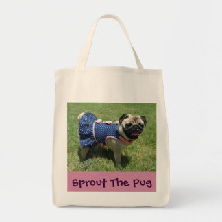 Pug In A Dress Tote Bag