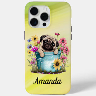 Pug In A Pail  iPhone 15 Pro Max Case