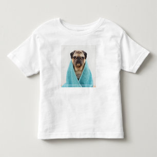 Pug in a Towel Toddler T-Shirt