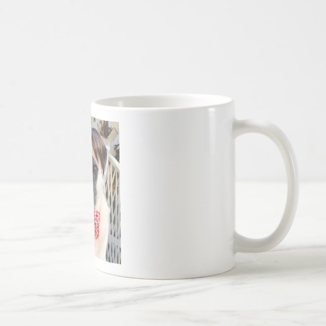Pug in a wig coffee mug (Right)