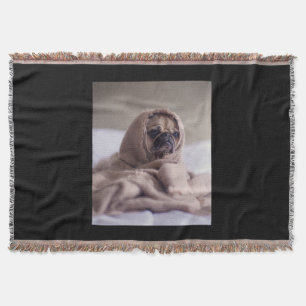 Pug In Blanket Cute Pug Dog Lover Gift