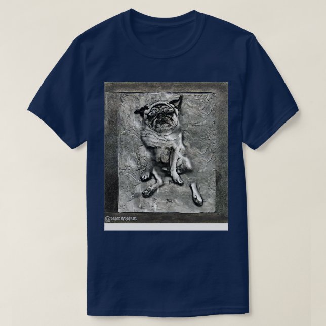 Pug in carbonite T-Shirt (Design Front)