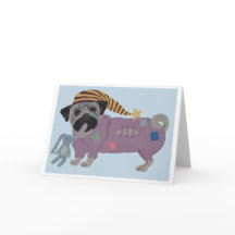 Pug in PJs