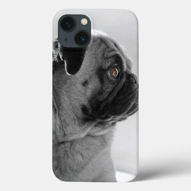Pug in Profile Case-Mate iPhone Case (Back)
