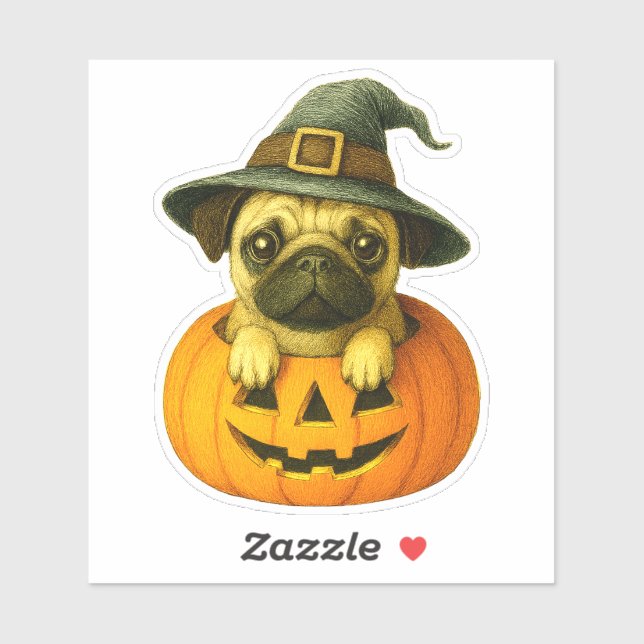 Pug in Pumpkin (Sheet)