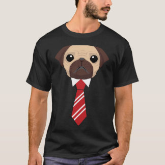 Pug in tie T-Shirt
