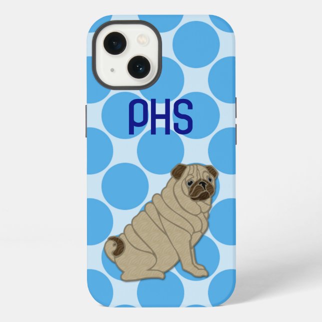 pug iPhone case (Back)
