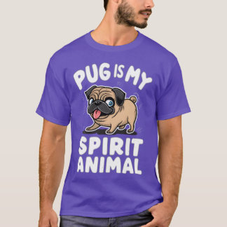 Pug is My Spirit Animals friends T-Shirt