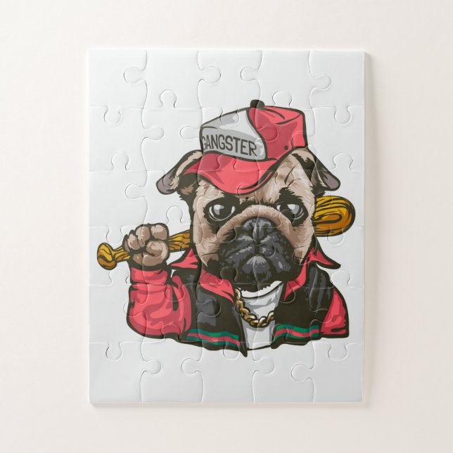 Pug Jigsaw Puzzle (Vertical)