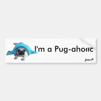 Pug Jolene Bumper Sticker