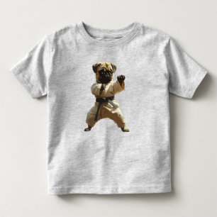 Pug Karate School Toddler T-Shirt