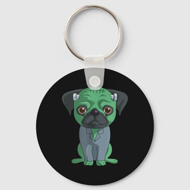 Pug Key Ring (Front)