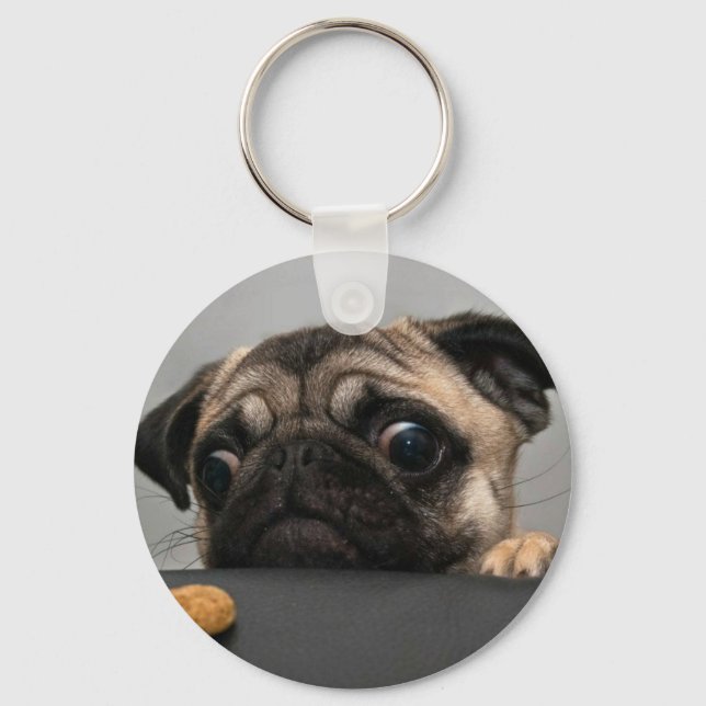 pug key ring (Front)