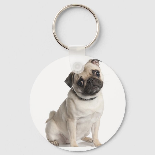 Pug Key Ring (Front)