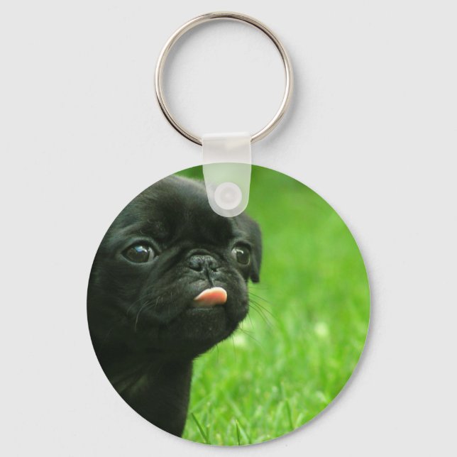Pug Keychain (Front)