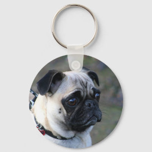 Pug Keychain