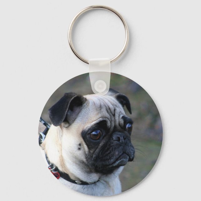 Pug Keychain (Front)