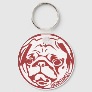 pug keychain