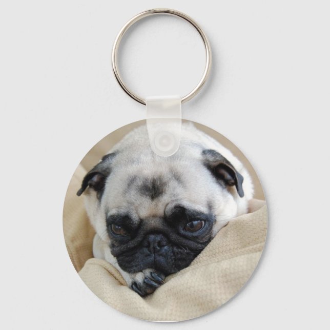 Pug Keychain (Front)