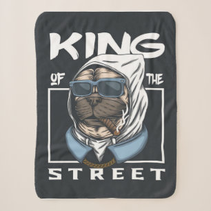 PUG King of the street Blanket