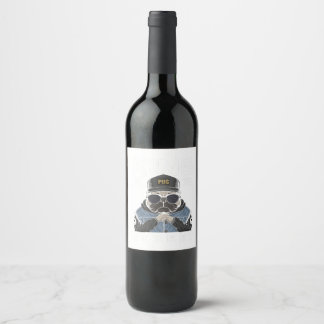 pug king of the street wine label