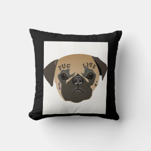 Pug Life Cute Pug Lover Gift Cushion
