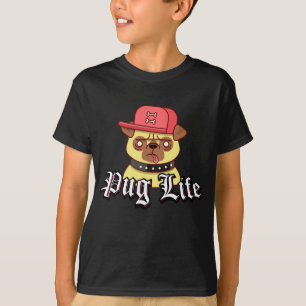 Pug Life Funny Pug Dog T-Shirt