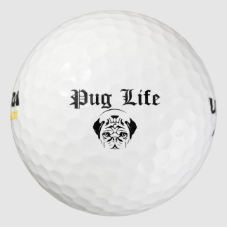 Pug Life Golf Balls