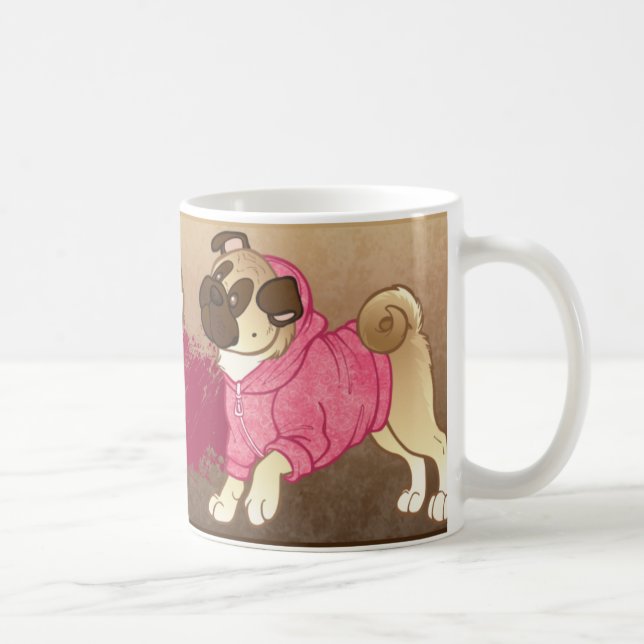 "Pug Life" Hoodie Mug (Right)