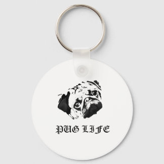 Pug Life Key Ring