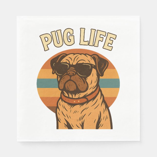 Pug Life Napkin (Front)