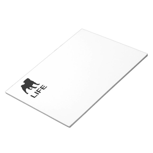 pug life silo notepad (Angled)