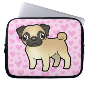 Pug Love Laptop Sleeve