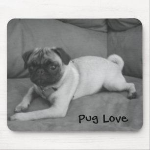 Pug Love Mousepad