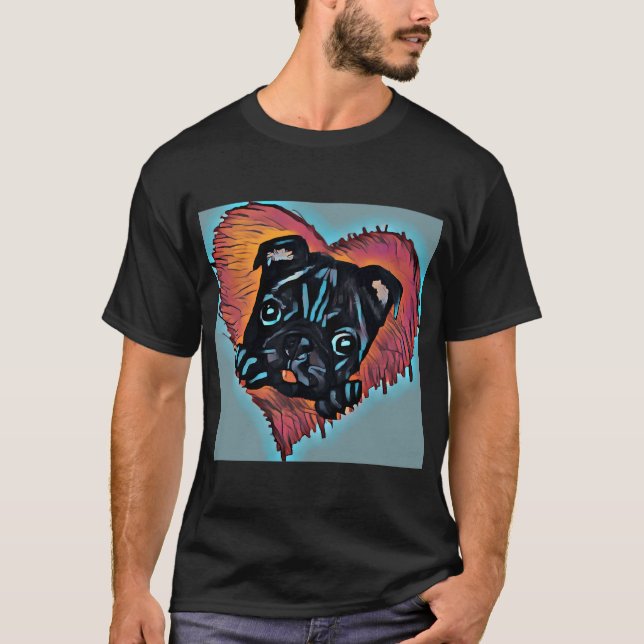 Pug Love T-Shirt (Front)