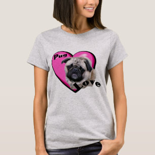 Pug Love Valentines Day T-shirt