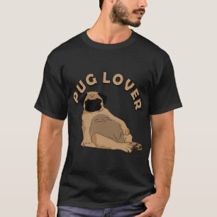 Pug lover artistic dog style 3 T-Shirt