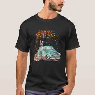 Pug Lover Dog Bunny Truck Hunt Eggs Tree Rabbit Ea T-Shirt