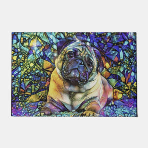 Pug Lover Gift, Pug Doormat, Funny Pug Gift Doormat