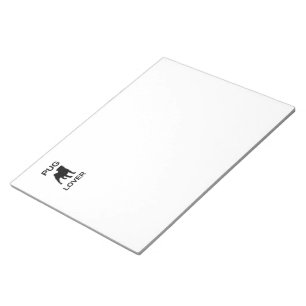 pug lover notepad