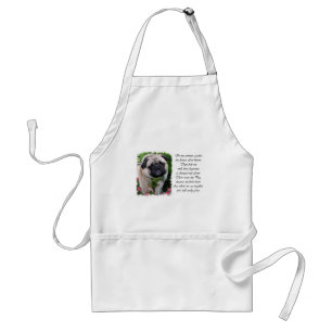 Pug Lovers Art Standard Apron