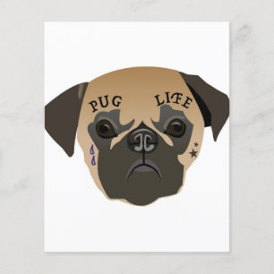 Pug Lovers   Cute Pug Life Flyer