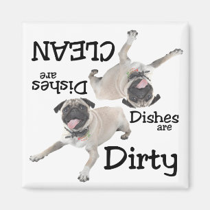 Pug Lovers Dishwasher Magnet