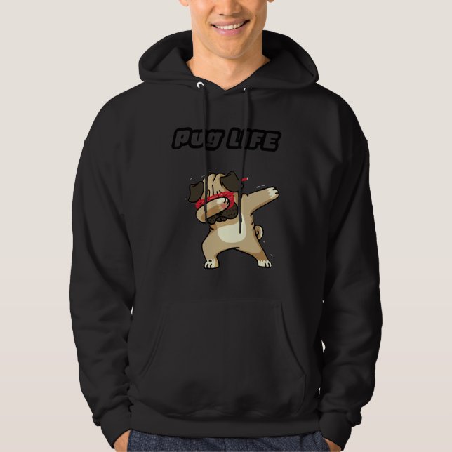 PUG lovers pug life Classic T-Shirt 681 Hoodie (Front)