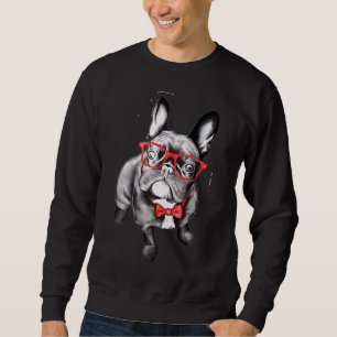 PUG lovers the hipster pug Classic T-Shirt 606 Sweatshirt