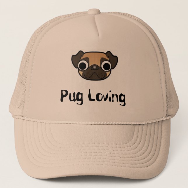 Pug Loving Cap (Front)