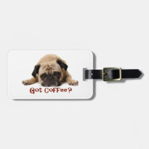 Pug Luggage Tag